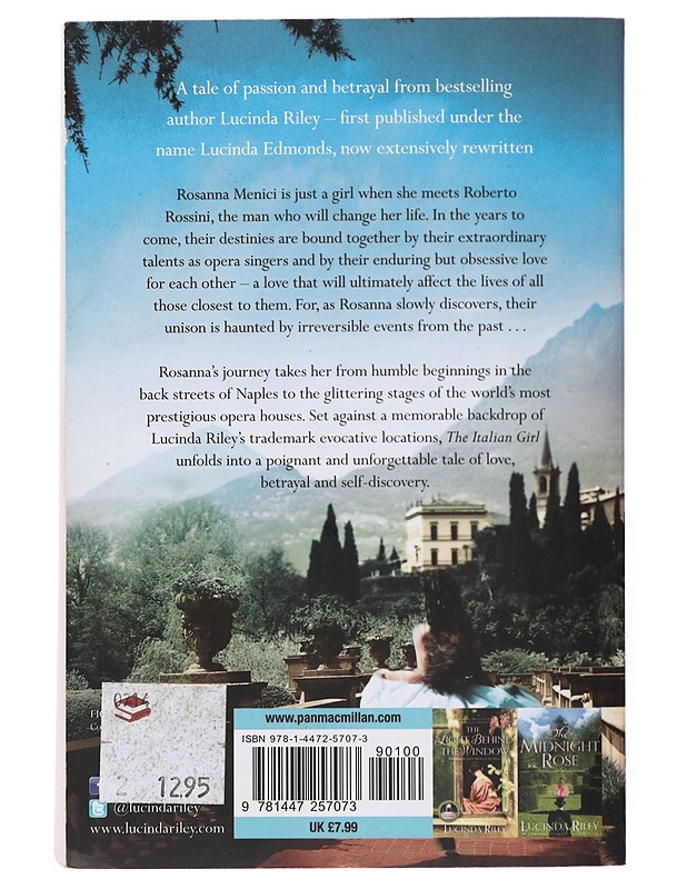 The Italian girl - Riley, Lucinda - Kaunokirjallisuus - 10105503050 - 1