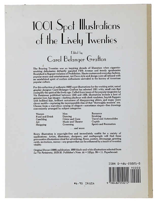1001 spot illustrations of the lively twenties - Grafton, Carol Belanger - Historiakirjat - 10105503164 - 1