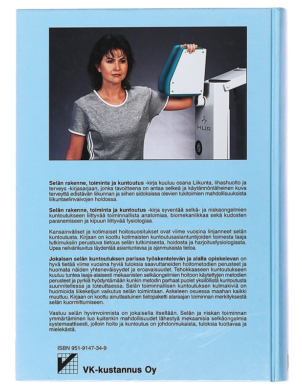 Selän rakenne, toiminta ja kuntoutus - Koistinen, J. - Tietokirjat ja oppaat - 10105503173 - 1
