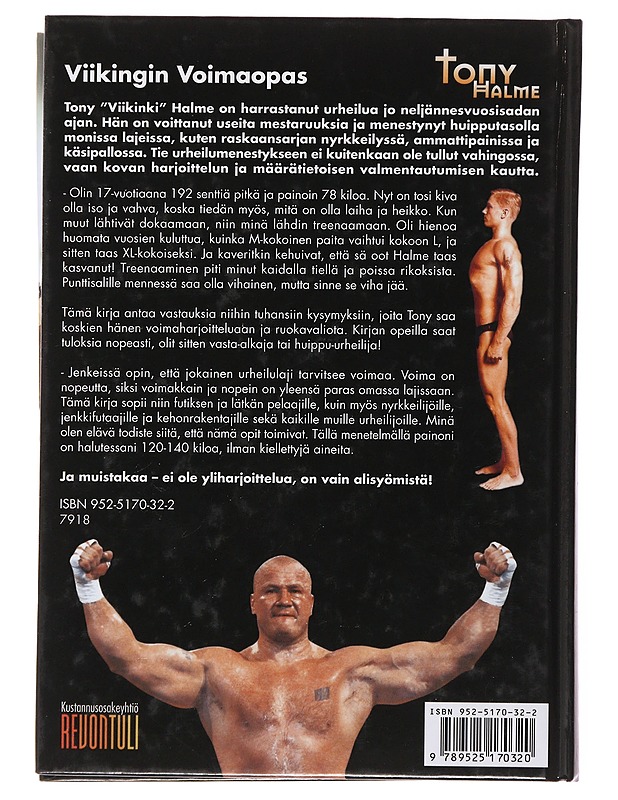 Viikingin voimaopas - Halme, Tony - Elämäkerrat ja muistelmat - 10105503192 - 1