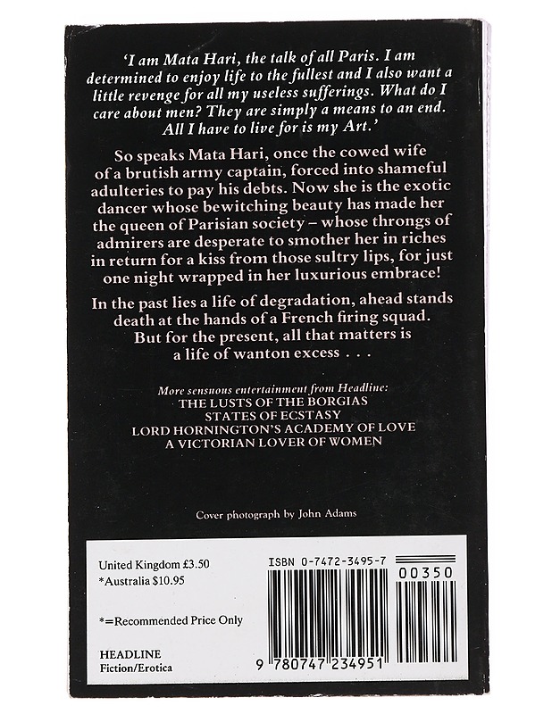 The Secret Diary of Mata Hari  - Kaunokirjallisuus - 10105503285 - 1