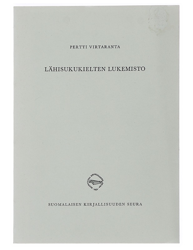 Lähisukukielten lukemisto - Historiakirjat - 10105503330 - 0