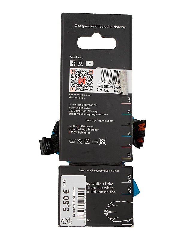 NON-STOP DOGWEAR Long Distance tossut, 2XS - Lemmikkitarvikkeet - 10105503402 - 1