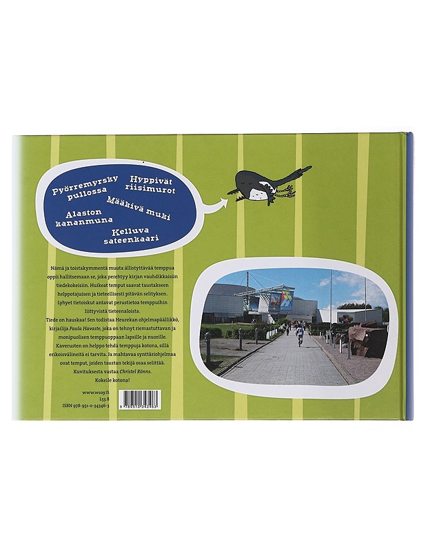 Temppuja ja tiedettä Heurekasta : kokeile kotona! - Havaste, Paula - Lastenkirjat - 10105503400 - 1