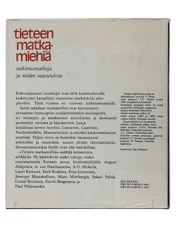 Tieteen matkamiehiä - Laatunen, Saima-Liisa - Elämäkerrat ja muistelmat - 10105503439 - 1