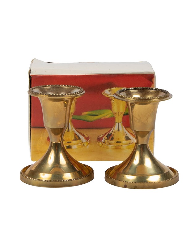 Messinkiset kynttilänjalat, 2 kpl - Kynttilänjalat - 10105503471 - 0