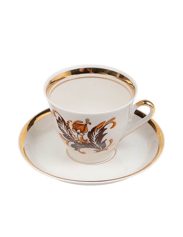 Kuvioidut mokkakupit tasseilla, 12 osaa - Mukit ja kahvikupit - 10105503472 - 1