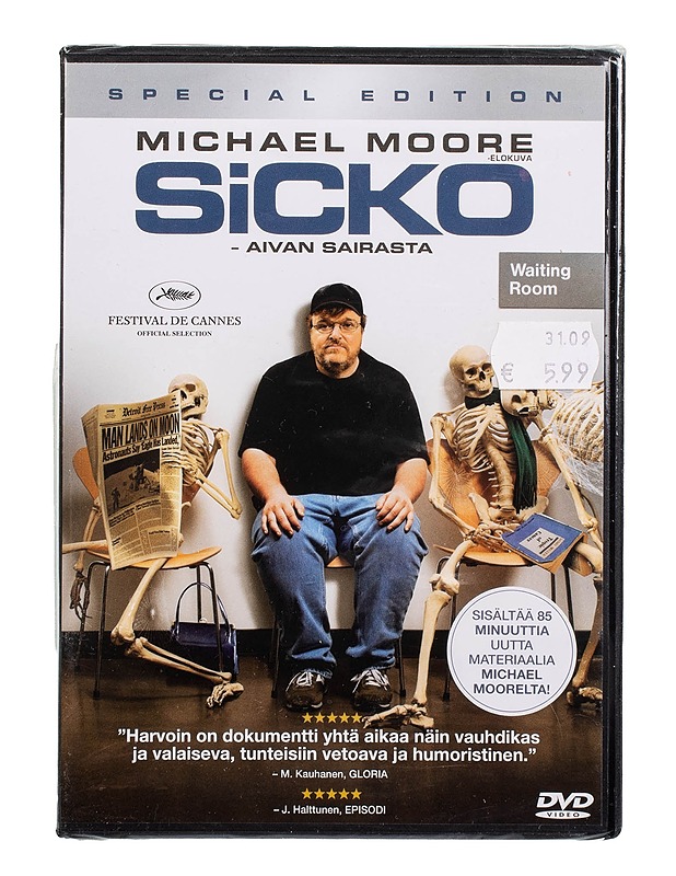 Sicko - Aivan Sairasta - DVD - DVD-elokuvat - 10105503521 - 0