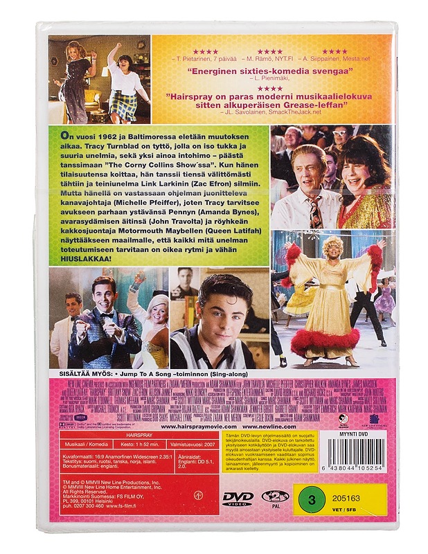 Hairspray - DVD - DVD-elokuvat - 10105503511 - 1