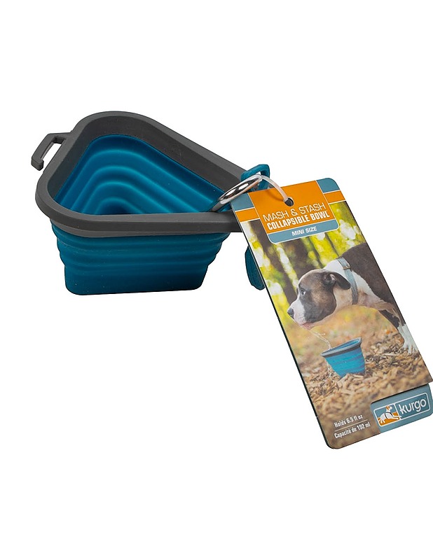 KURGO Mash & Stash Collapsible Bowl koiran matkakulho - Lemmikkitarvikkeet - 10105503538 - 0