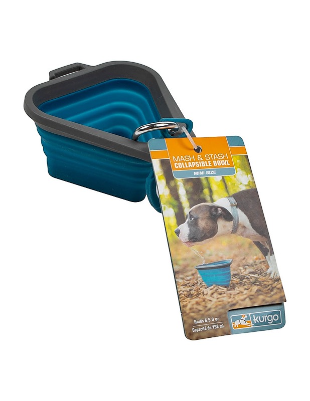 KURGO Mash & Stash Collapsible Bowl koiran matkakulho - Lemmikkitarvikkeet - 10105503538 - 3