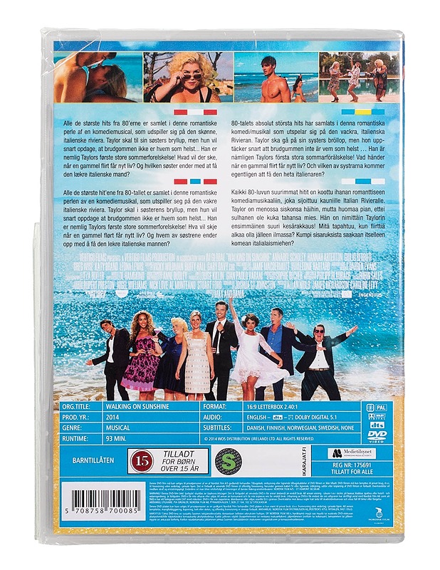 Walking On Sunshine - DVD - DVD-elokuvat - 10105503536 - 1