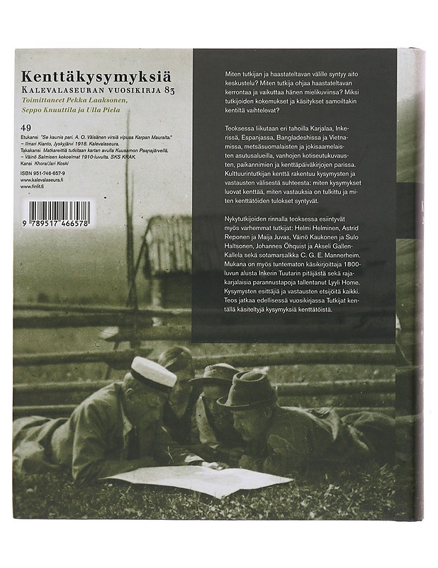 Kenttäkysymyksiä - Pekka Laaksonen - Historiakirjat - 10105503556 - 1