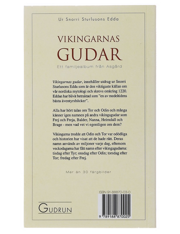 Vikingarnas gudar - Snorri Sturluson - Romaanit ja novellit - 10105503557 - 1