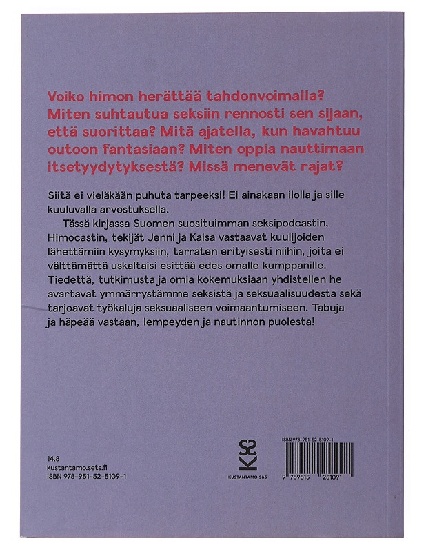 Himokirja : kysymyksiä ja vastauksia - Janakka, Jenni - Tietokirjat ja oppaat - 10105503580 - 1
