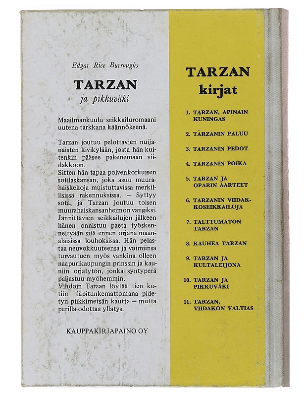 Edgar Rice Burroughs : Tarzan ja pikkuväki - Fantasia- ja scifi - 10105503583 - 1