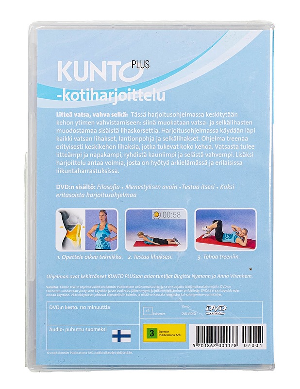 Litteä vatsa, vahva selkä - DVD - DVD-elokuvat - 10105503586 - 1