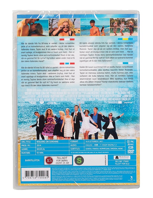 Walking on sunshine - DVD - DVD-elokuvat - 10105503590 - 1