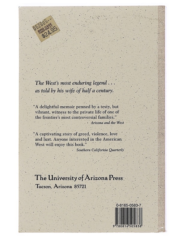 I Married Wyatt Earp - Glenn G. Boyer - Romaanit ja novellit - 10105503602 - 1