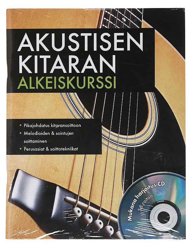 Akustisen kitaran alkeiskurssi : mukana harjoitus-CD - Walter, Frank - Musiikki- ja elokuvakirjat - 10105503595 - 0