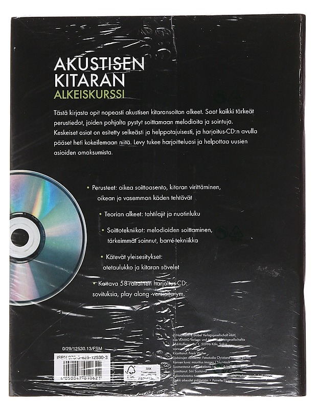 Akustisen kitaran alkeiskurssi : mukana harjoitus-CD - Walter, Frank - Musiikki- ja elokuvakirjat - 10105503595 - 1