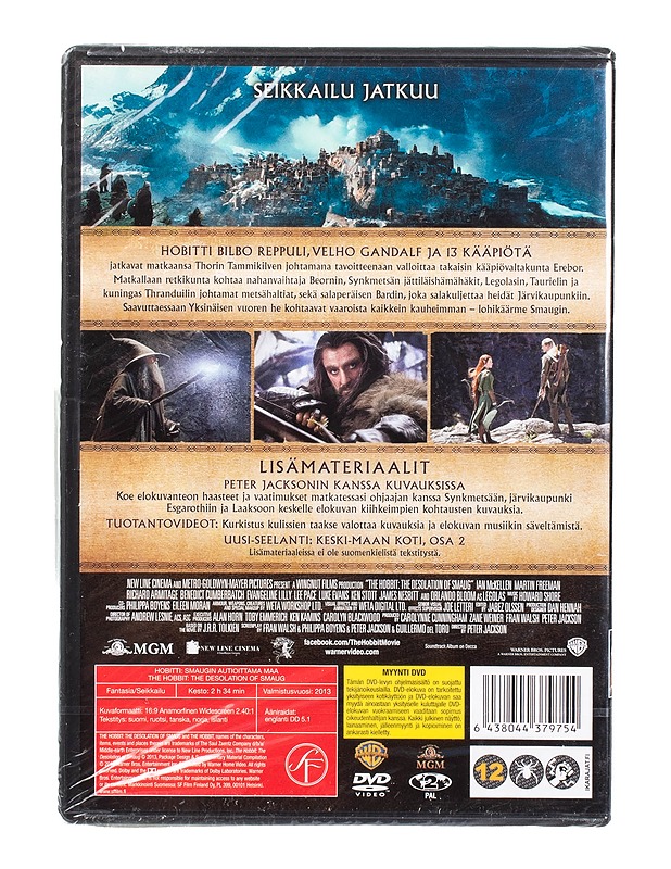 Hobitti : Smaugin autioittama maa - DVD - DVD-elokuvat - 10105503597 - 1