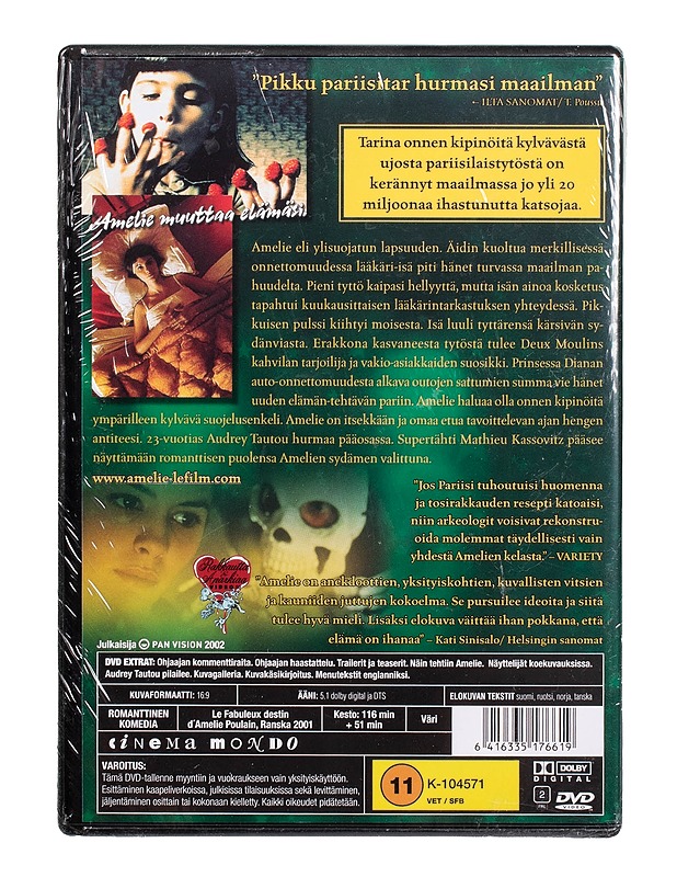 Amélie - DVD - DVD-elokuvat - 10105503639 - 1