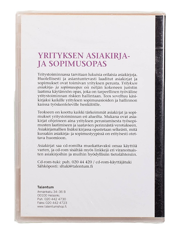 Yrityksen asiakirja- ja sopimusopas - CD-Rom - CD-levyt - 10105503654 - 1