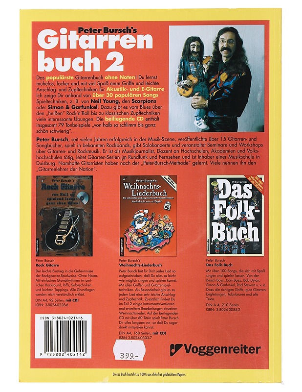Guitar Book Volume 2 - Peter Bursch - Musiikki- ja elokuvakirjat - 10105503706 - 1