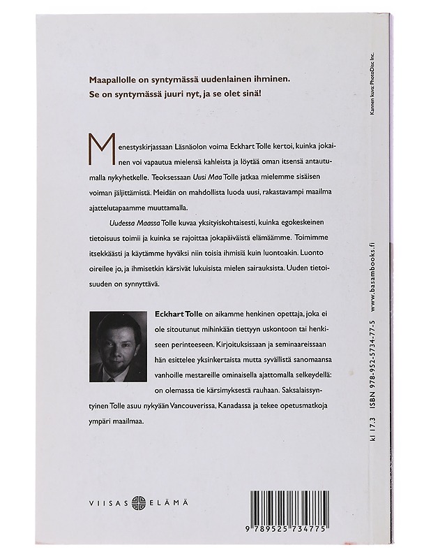 Uusi maa : elämän tarkoituksen oivaltaminen - Tolle, Eckhart - Tietokirjat ja oppaat - 10105503743 - 1