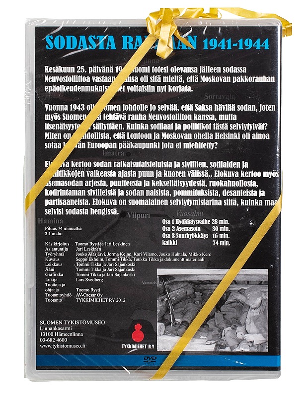 Sodasta Rauhaan - 1941-1944 - DVD - DVD-elokuvat - 10105503776 - 1