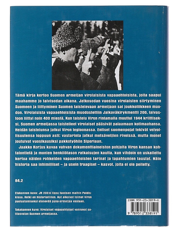 Viron kunniaksi - Jaakko Korjus - Historiakirjat - 10105503788 - 1