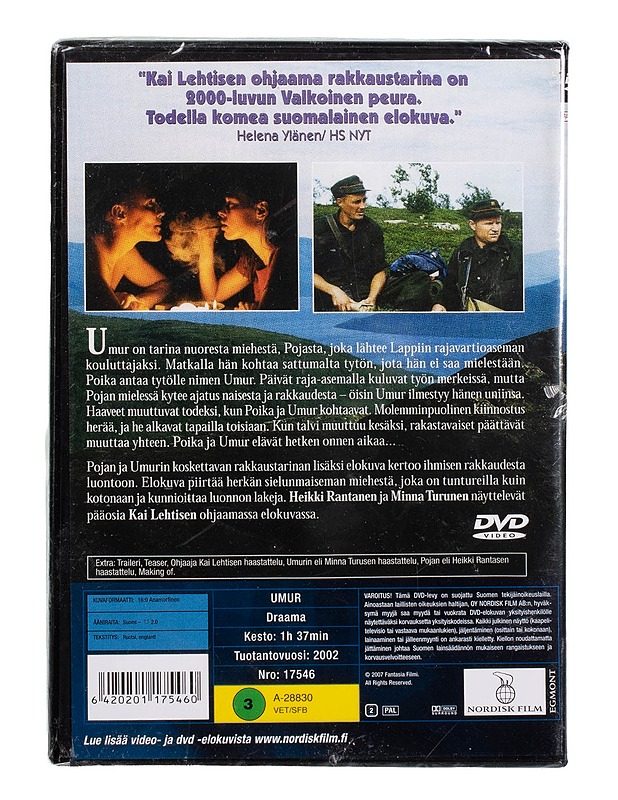 Umur: Jotakin Sinusta Jäi Minuun - DVD-elokuvat - 10105503804 - 1