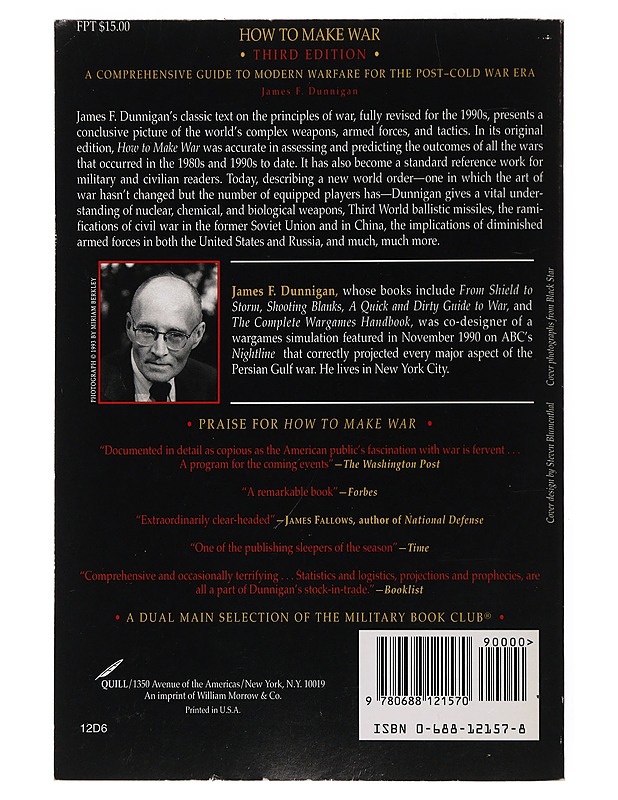 How To Make War - James F. Dunnigan - Historiakirjat - 10105503809 - 1