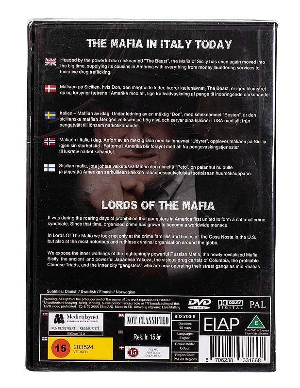 Lords Of The Mafia - DVD - DVD-elokuvat - 10105503812 - 1