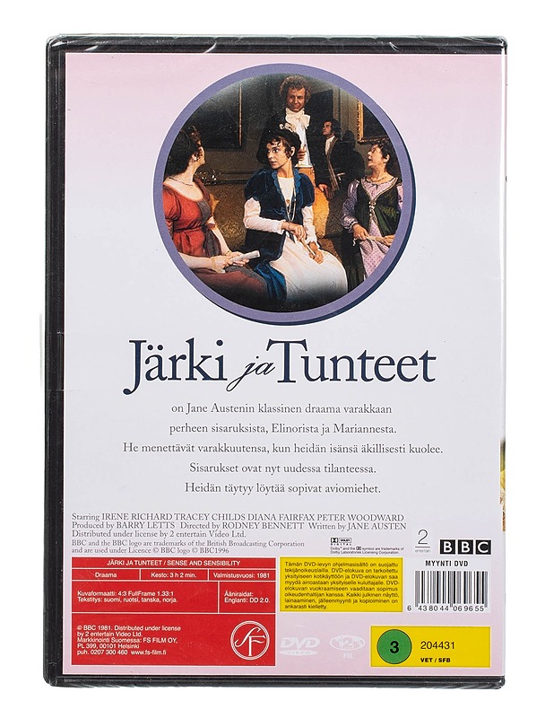 Järki Ja Tunteet - DVD - DVD-elokuvat - 10105503821 - 1