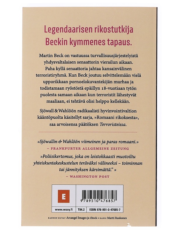 Terroristit - Sjöwall, Maj - Jännitys ja dekkarit - 10105503828 - 1