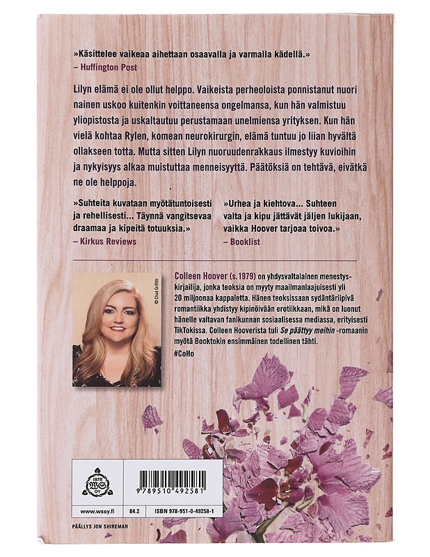 Se päättyy meihin - Hoover, Colleen - Romaanit ja novellit - 10105503936 - 1