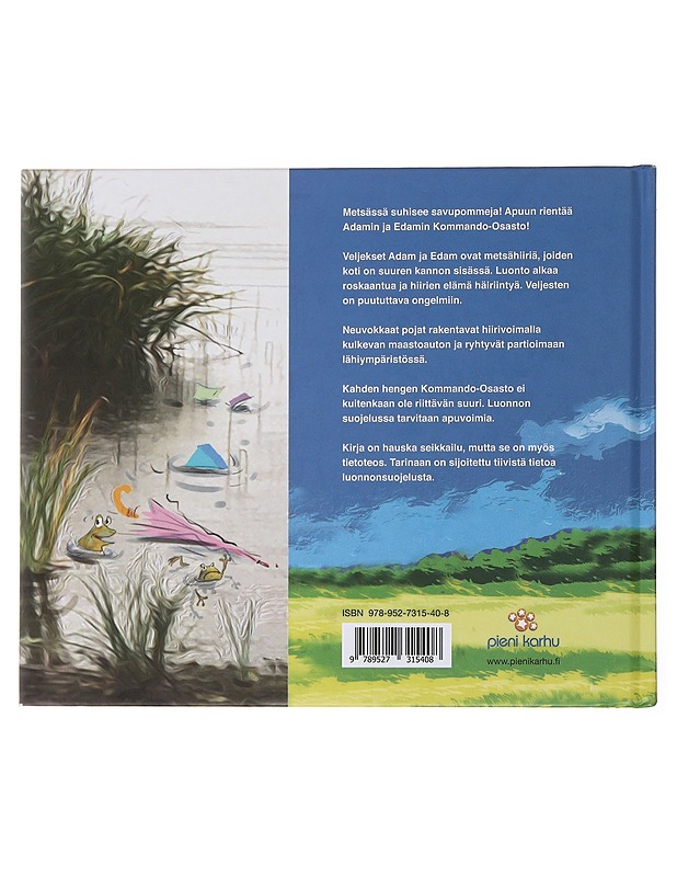 Adamin ja Edamin Kommando-osasto - Hietamies, Leena - Lastenkirjat - 10105503948 - 1