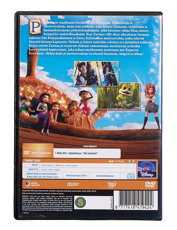 Helinä-keiju ja merirosvokeiju - DVD - DVD-elokuvat - 10105503996 - 1