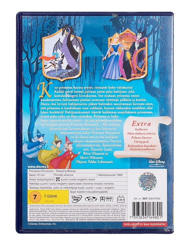 Prinsessa Ruusunen - DVD - DVD-elokuvat - 10105504003 - 1