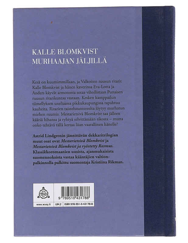 Mestarietsivä Blomkvist vaarassa - Lindgren, Astrid - Lastenkirjat - 10105504057 - 1