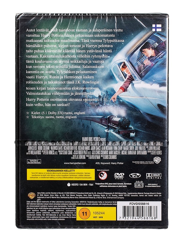Harry Potter ja salaisuuksien kammio - DVD - DVD-elokuvat - 10105504103 - 1