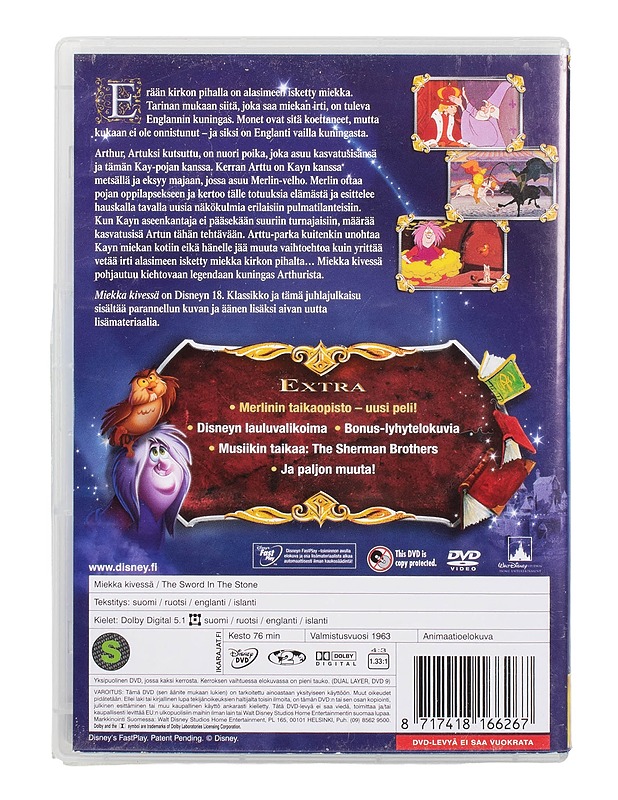 Miekka kivessä - DVD - DVD-elokuvat - 10105504105 - 1