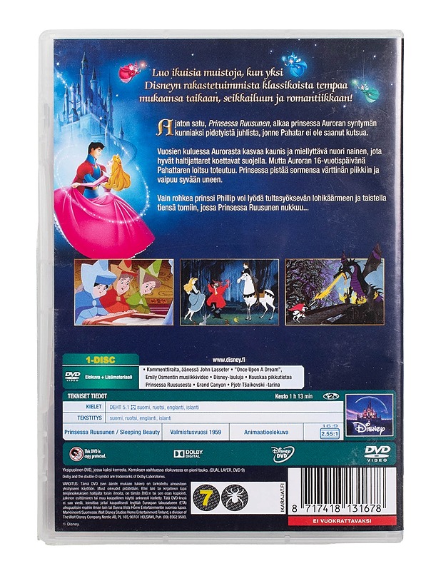 Prinsessa Ruusunen - DVD - DVD-elokuvat - 10105504110 - 1