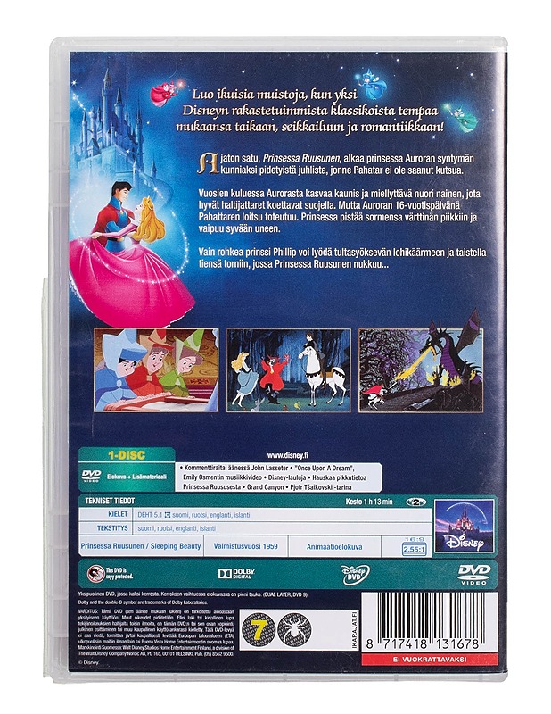 Prinsessa Ruusunen - DVD - DVD-elokuvat - 10105504111 - 1