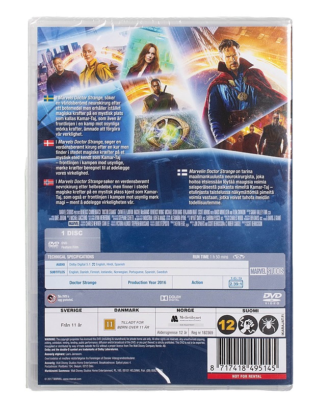 Doctor Strange - DVD - DVD-elokuvat - 10105504144 - 1