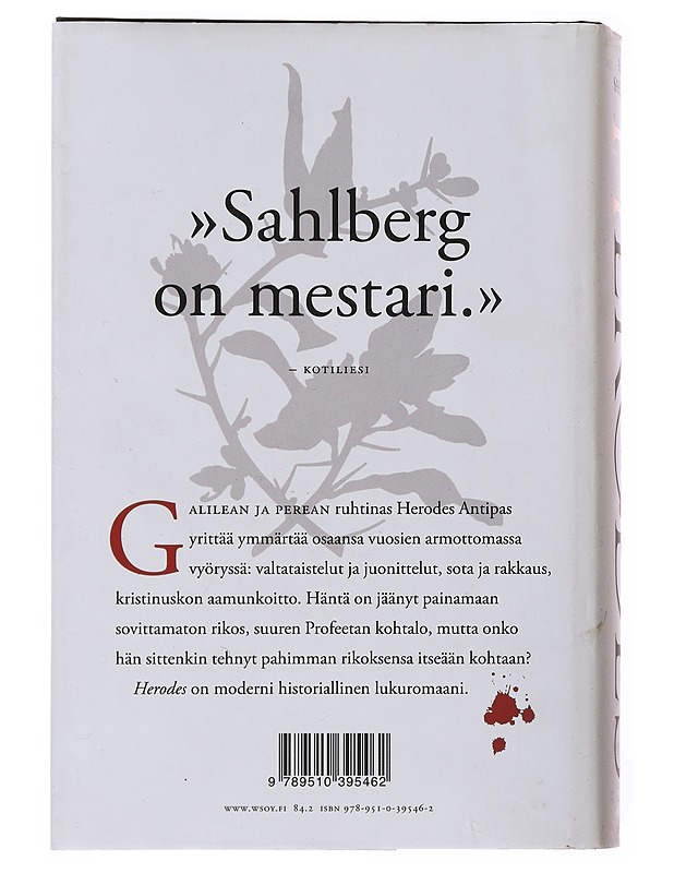 Herodes : romaani - Asko Sahlberg - Historiakirjat - 10105504155 - 1