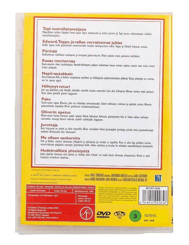 Tuomas VeturiEdward, Teppo, ja Vallan Verrattomat Juhlat -DVD - DVD-elokuvat - 10105504173 - 1