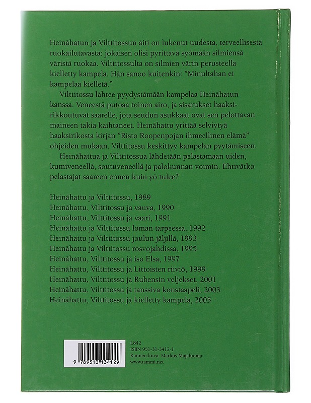 Heinähattu, Vilttitossu ja kielletty kampela - Nopola, Sinikka - Lastenkirjat - 10105504167 - 1